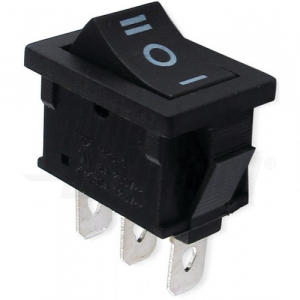 INTERRUTTORE DEVIATORE A BILANCIERE ON/OFF/ON 6A 250VAC