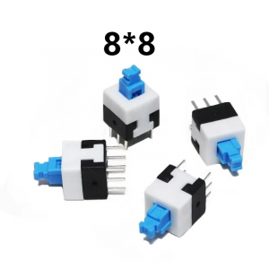MICROINTERRUTTORE 8X8 6 PIN 3A DA PCB