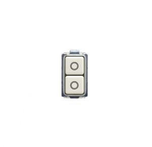 FRUTTO DOPPIO PULSANTE SALISCENDI BIANCO 250VAC 16A BTICINO MAGIC