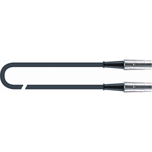 CAVO MIDI SERIE ITALIAN STANDARD CONNETTORE DIN 5 POLI IN METALLO 3MT QUIK LOK