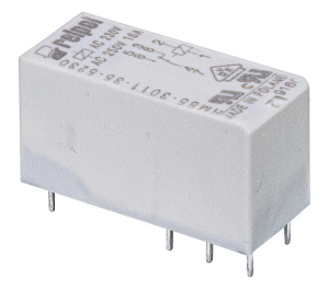 Relè 1 polo 16A pin 5mm 230V DPDT IP67 H15,7mm