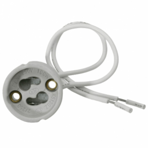PORTA LAMPADA GU10  2 AM 250V T250°C