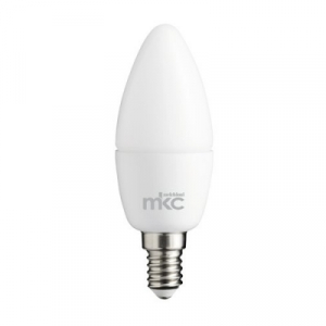 LAMPADINA LED 6W 220-240VCA E14 2700K LUCE BIANCA CALDA CANDELA