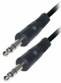 CAVO JACK 6.3MM STEREO M-M, 2.5  MT