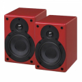 COPPIA CASSE 50W RMS ROSSE - SCANSONIC S5 ACTIVE RED