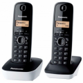 PANASONIC CORDLESS  DUO RUBRICA 50 VOCI ID CHIAMANTE CON SVEGLIA