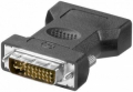 ADATTATORE ANALOGICO DVI-I/VGA, DORATO - SPINA DVI-I DUAL-LINK (24+5 PIN) > PRESA VGA (15-PIN)