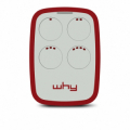 RADIOCOMANDO WHY EVO  ROSSO NERO BLU MAGNOLIA WHITE MULTIFREQUENCY