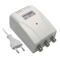 ALIMENTATORE PER AMPLIFICATORI TV ANTENNA 1 IN 2 OUT 12VDC 200MA