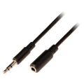 CAVO DI PROLUNGA AUDIO STEREO MASCHIO DA 3.5 MM - 3.5 MM FEMMINA 2.00 M NERO