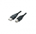 Cavo USB spina tipo A-spina tipo B STAMPANTE 1,8mt 2.0 alta qualità nero