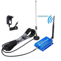 KIT AMPLIFICATORE SEGNALE GSM 2G RIPETITORE CELLULARE DOPPIA ANTENNA PORTATILE