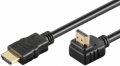 CAVO HIGH SPEED HDMI  CON ETHERNET 1MT PLUG 90°