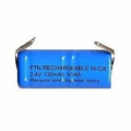 BATTERIA RICARICABILE NI-CD 2,4V 130 MAH