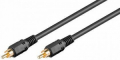 GOOBAY CAVO DI COLLEGAMENTO AUDIO DIGITALE COASSIALE, RCA S/PDIF, A DOPPIA SCHERMATURA, 5 MT