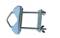 ZANCA RINGHIERA RINGHIERINO LUNGHEZZA 125mm  LARGHEZZA 60mm DADO 6MA PER PALO Ø 25/42