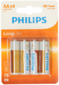 BATTERIE PHILIPS R6/AA - CONFEZIONE 4 PEZZI