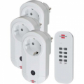 SET WIRELESS SWITCH DA INTERNO 3 X F (CEE 7/3) BIANCO 1000W