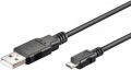 CAVO USB 2.0 AD ALTA VELOCITÀ, NERO, 3 M- SPINA USB 2.0 (TIPO A) > SPINA USB 2.0 MICRO (TIPO B)