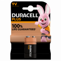 DURACELL PLUS 100% BATTERIA ALCALINA 9V MN1640 TRANSISTOR