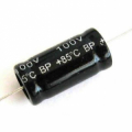 CONDENSATORE ELETTROLITICO 4,7uF 100V - ASSIALE NON POLARIZZATO