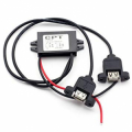 STEP DOWN DA 12V A 5V 3A USB X2 IMPERMEABILE PER AUTO