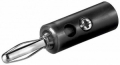 BANANA MASCHIO NERA A VITE 4mm