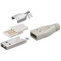 Goobay Spina USB B Protezione antipolvere - versione a saldare