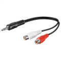 CAVO JACK 3,5mm STEREO > 2 PRESE RCA 0,20Mt