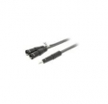 CAVO 2X XLR MASCHIO A JACK 3,5MM MASCHIO STEREO 1,5MT GRIGIO SCURO NEDIS