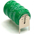 BATTERIA BOTTONE  NI-MH  4,8V  80mA  CONT.  PCB