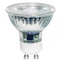 FARETTO LED PAR16 VETRO GU10  5W  BA38°  6500K  220Vac, LM470, RA 80, 50*53mm Box