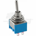 INTERRUTTORE MINIATURA A LEVETTA ON/-/ON 3A 250VAC 6 CONTATTI A SALDARE