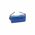 BATTERIA Li-Ion 17335 3,7V 750mAh TERMINALI A SALDARE