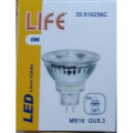 FARETTO LED MR16 Vetro, GU5.3, 6W, BA38°, 3000K, 12V