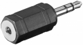 Adattatore cuffie; jack AUX da 3,5mm a 2,5mm - Spina 3,5mm-Presa 2,5mm