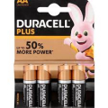 DURACELL PLUS +50% BATTERIA ALKALINA STILO AA MN1500 BLISTER 4PZ