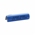 LIR14500FT BATTERIA LITIO STILO AA Li-ion 14500 3,7V 750mAh LAMELLE T.SALDARE