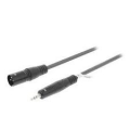 CAVO XLR MASCHIO A JACK 3,5MM MASCHIO STEREO 3MT GRIGIO SCURO