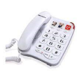 MAJESTIC TELEFONO A FILO 3 MEMORIE DIRETTE TRAMITE TASTI PERSONALIZZABILI WHITE