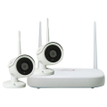 LIFE KIT WIRELESS NVR 9CH + 2 Telecamere IP66 1080P 2Mpx L.3,6mm LED IR CMOS 1/2,7"