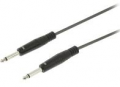 Cavo Audio 6.35mm Maschio mono 6.35mm Maschio 5.0mt Grigio Scuro