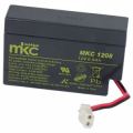 ACCUMULATORE AL PIOMBO RICARICABILE 12 V 0,8AH CON CAVO E CONNETTORE MKC