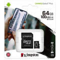 MEMORY CARD MICRO SD 64GBC10 SDCS2/64GB Canvas Select Plus, Kingston