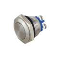 PULSANTE IN METALLO 16MM 2 CONTATTI A VITE N.O. IP67 250VAC 3A