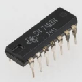 INTEGRATO SN7403N QUADRUPLE 2-INPUT POSITIVE NAND GATE WITH OC OUTPUTS