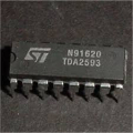 INTEGRATO TDA2593 Horizontal Deflection IC, Bipolar, PDIP16