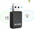 TENDA MINI ADATTATORE USB WIFI 600Mbps DUAL BAND 433 Mbps a 5GHz e 200Mbps a 2,4GHz