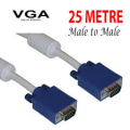 CAVO VGA M/M CON FERRITE 25MT BIANCO