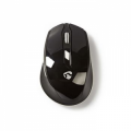 NEDIS Mouse Wireless regolabile 800/1200/1600 DPI 6 pulsanti Nero/Bianco
